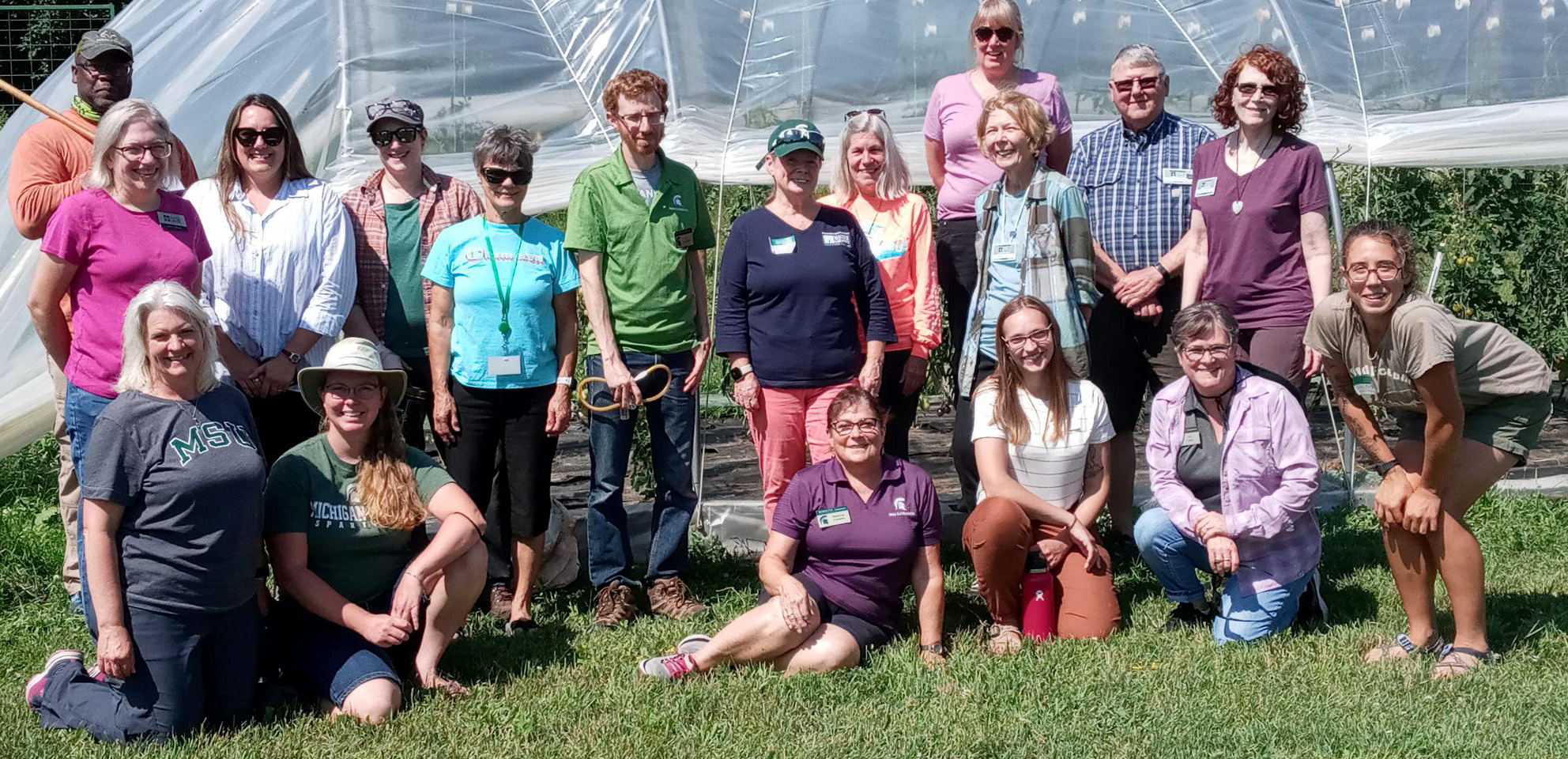 Participants of the Upper Peninsula Diagnostic Academy pose for a group photo.